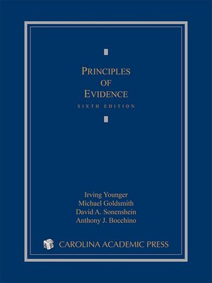 cover image of Principles of Evidence